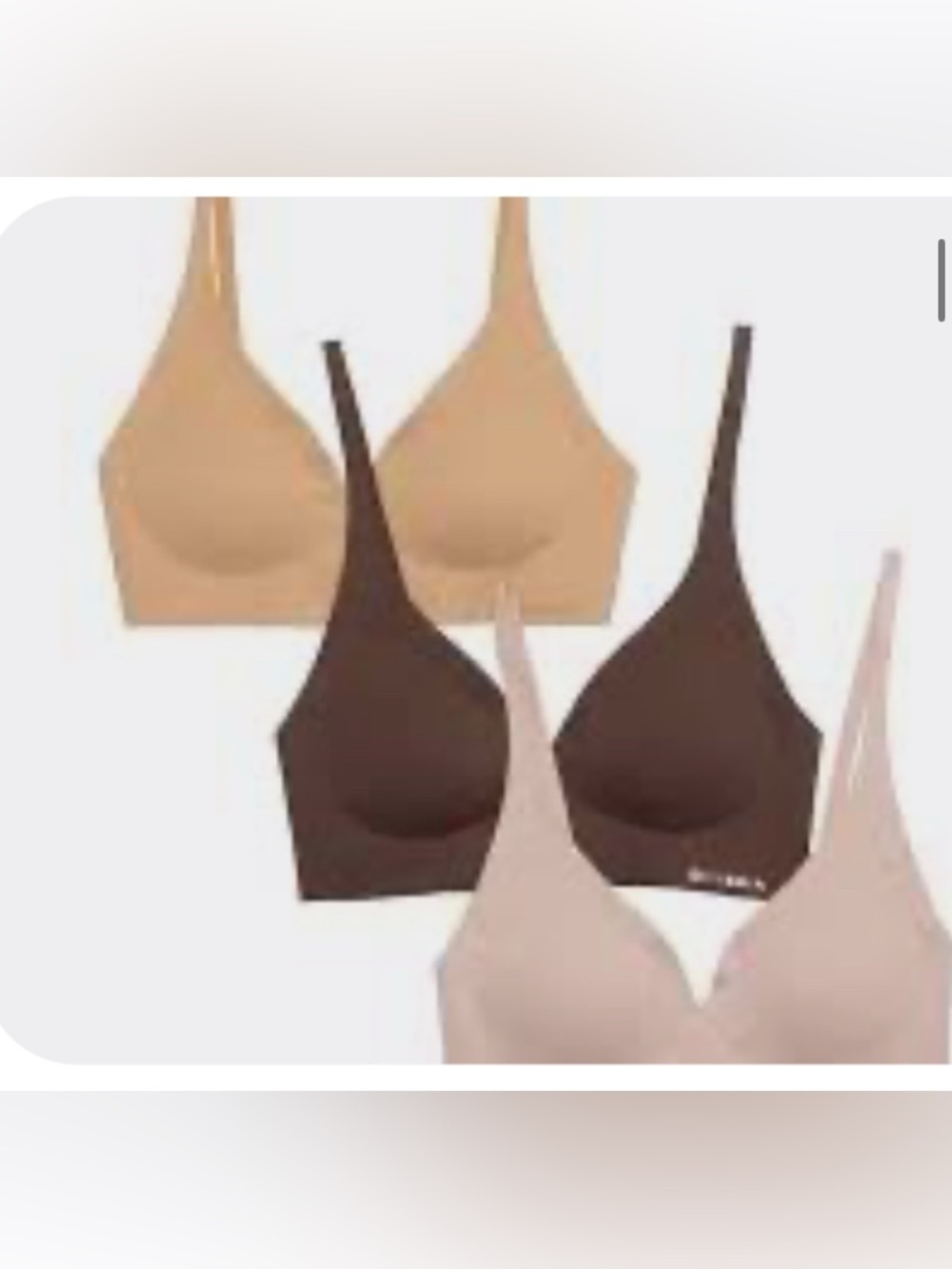 Danskin 3 GEL BONDED BRAS 
Adjustable Straps All Padded.